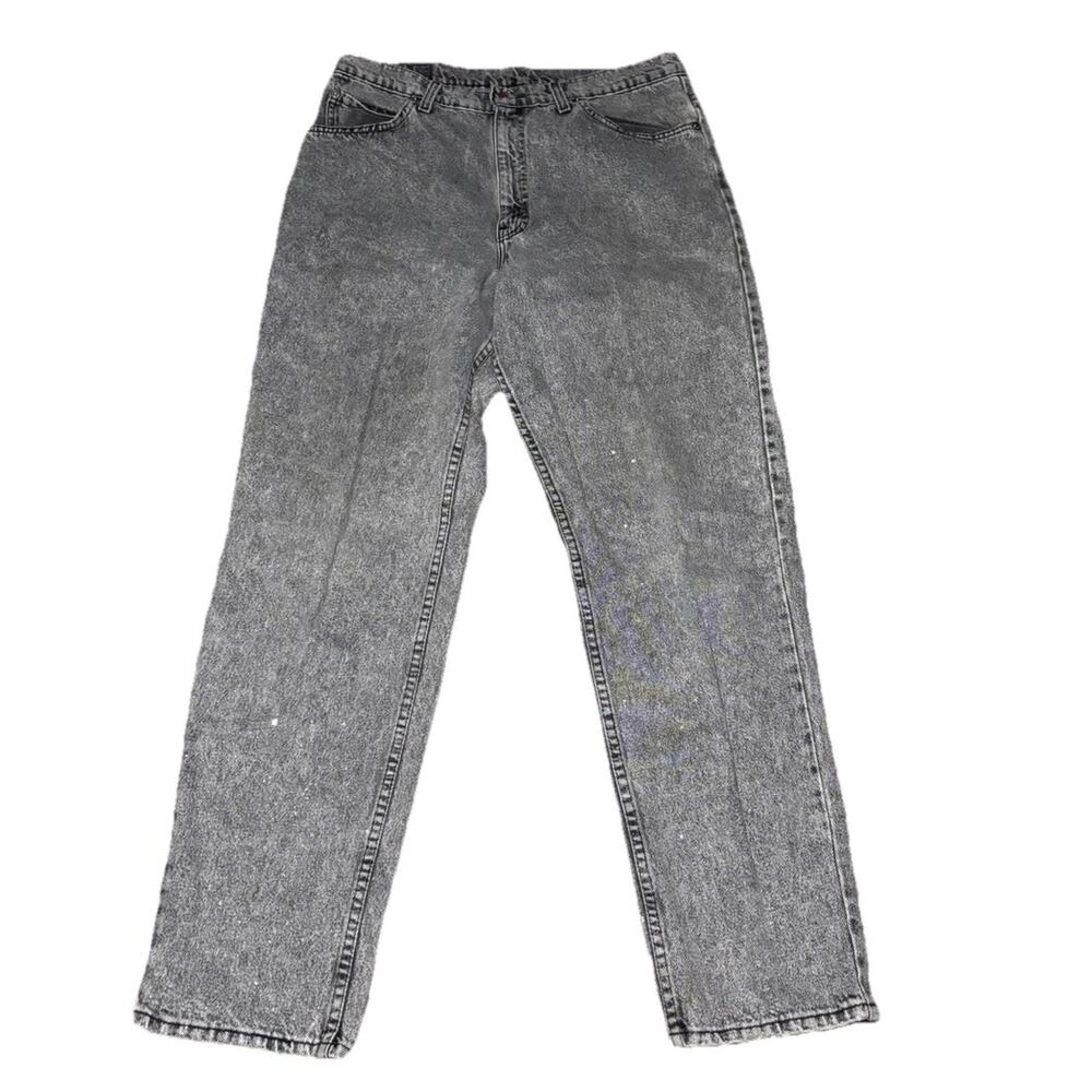 Vintage Britannia jeans acid wash Gray 34 x 32 men’s 100% Cotton Made In USA